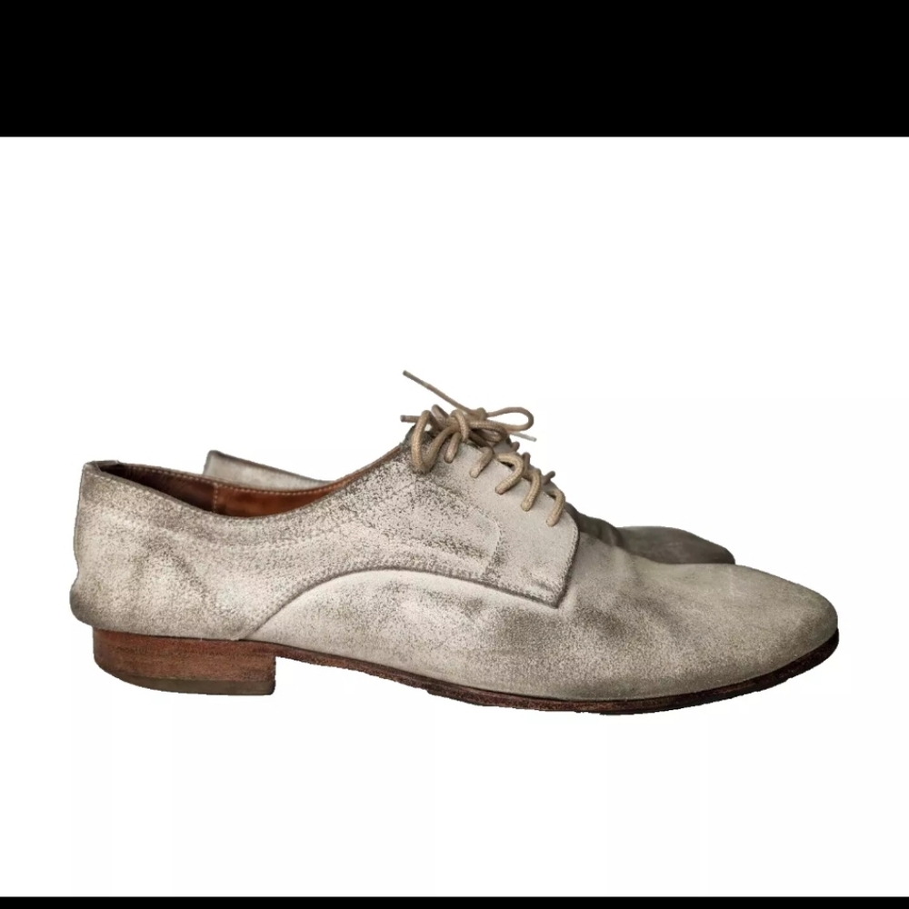 MAISON MARTIN MARGIELA Replica Distressed Leather Oxfords Italy Lace Up 38 US8